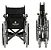 Cadeira de Rodas Dobrável em Aço Dellamed D400 Compacta – Suporta até 120kg - Imagem 5