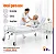 Cama Hospitalar de 2 Manivelas Supermedy Branca – Suporta até 180 Kg - Imagem 4