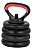 Kit Halteres 6 em 1 Ajustável Musculação até 40kg com Kettlebell – Preto e Vermelho - Imagem 9