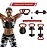 Kit Halteres 6 em 1 Ajustável Musculação até 40kg com Kettlebell – Preto e Vermelho - Imagem 7