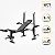 Banco de Supino com Voador Ajustável Dobrável WCT Fitness. Desconto Exclusivo. - Imagem 2