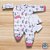 Kit Maternidade: Robe Mamãe, Manta, Macacão, Touca & luvas personalizado - Imagem 4