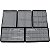 Kit 5 Bandejas BIG Organizadoras para Joias Guarda Bijuterias Anel Brinco com Capa - Imagem 10