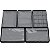Kit 5 Bandejas BIG Organizadoras para Joias Guarda Bijuterias Anel Brinco com Capa - Imagem 12