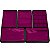 Kit 5 Bandejas BIG Organizadoras para Joias Guarda Bijuterias Anel Brinco com Capa - Imagem 4