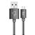 Cabo Micro USB em T  Elg CNV510GY Cinza - Imagem 1