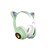 Fone Headset de Gatinho Catear VZV-23M Verde - Imagem 1