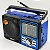 Rádio Lelong LE-610 3 Faixas FM/AM/SW1-7  Azul - Imagem 4