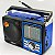 Rádio Lelong LE-610 3 Faixas FM/AM/SW1-7  Azul - Imagem 1
