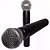 Microfone sem fio Lelong LE-906 UHF Duplo - Imagem 2