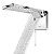 Ducha Acqua Duo Ultra Eletrônico Lorenzetti 220V 7800W Branco Cromado - Imagem 10