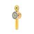 Microfone Karâoke Tomate MT-1035 sem Fio Amarelo - Imagem 11