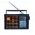 Rádio Livstar CNN-1313 FM/TV/AM/SW 3W Preto - Imagem 8