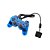 Controle Playstation 2 LiuJiaPu P-305 com Fio Azul - Imagem 1