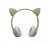 Headphone Gatinho Altomex B-19 Bluetooth Verde - Imagem 1