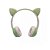 Headphone Gatinho Altomex B-19 Bluetooth Verde - Imagem 2