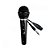 Microfone Dinâmico X-Cell com Cabo XC-MI-02 Preto - Imagem 1
