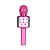 Microfone Karâoke KTS KTS-858 sem Fio Pink - Imagem 1