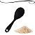 Colher de Silicone Em Casa Tem 22,5cm Preto - Imagem 2