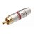 Plug RCA Estriado Listra Vermelha - Imagem 2