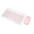 Teclado e Mouse sem Fio Bluetooth Eletro Mex EL-2102 Rosa - Imagem 3