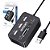 Adaptador Hub e Leitor de Cartão USB Exbom UH-R320 Preto - Imagem 1
