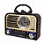 Rádio Portátil Kapbom KA-7839 AM/FM/SW Marrom - Imagem 2