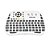Mini Teclado Lelong LE-7703 com Comando de Voz Branco - Imagem 1
