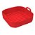 Forro Silicone Air Fryer Quadrado Em Casa Tem Vermelho - Imagem 1
