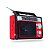 Rádio Portátil Grasep D-1601 AM/FM/SW 10W Vermelho - Imagem 3