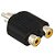 Adaptador 2 RCA F x RCA M MXT - Imagem 2