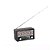 Rádio Portátil KSST K-333 AM/FM Preto - Imagem 1