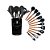 Kit Utensílios Silicone B-Max BM-F964 12 Peças Preto - Imagem 1