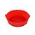 Forro Silicone Air Fryer Redonda com Alça Top Chef TRC6810 Vermelho - Imagem 1