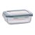 Pote Vidro Hermético Quality House 640ML Azul - Imagem 1