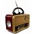 Rádio Portátil Kapbom KA-3181 FM/USB/AUX 5W Madeira - Imagem 1