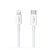 Cabo Worm Tipo-C X Lightning Space 1MT Branco - Imagem 1