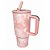 Caneca Térmica com Alça Tomate AK-1205 1,2Litros Rosa Marmorizado - Imagem 1
