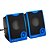 Caixa Som para PC X-Cell XC-CM-10 6W Azul - Imagem 1