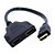 Cabo Divisor Splitter HDMI Knup KP-HM046 1x2 - Imagem 1