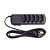 Filtro Linha 5 Tomadas Force Line Bivolt 3 Metros Preto - Imagem 1