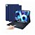 Capa com Teclado Bluetooth para Ipad 10 e Ipad 11 Azul Escuro - Imagem 1
