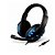 Headset Gamer Leboss LB-FN606 Preto e Azul - Imagem 1