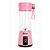 Mini Liquidificador Portátil Oásis Market OIH-2506 Rosa - Imagem 1