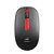 Mouse sem Fio C3tech M-W15 1200DPI Preto e Vermelho - Imagem 1