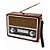 Rádio Xtard XDG-71 AM/FM/SW 3W Marrom Escuro - Imagem 1