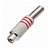 Plug RCA Metal Com Mola - Imagem 1