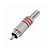 Plug RCA Metal Com Mola - Imagem 1