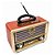 Rádio Portátil Kapbom KA-3312 FM/AM/SW3/USB/SD Marrom e Dourado - Imagem 3