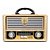 Rádio Portátil Kapbom KA-3312 FM/AM/SW3/USB/SD Marrom e Dourado - Imagem 1